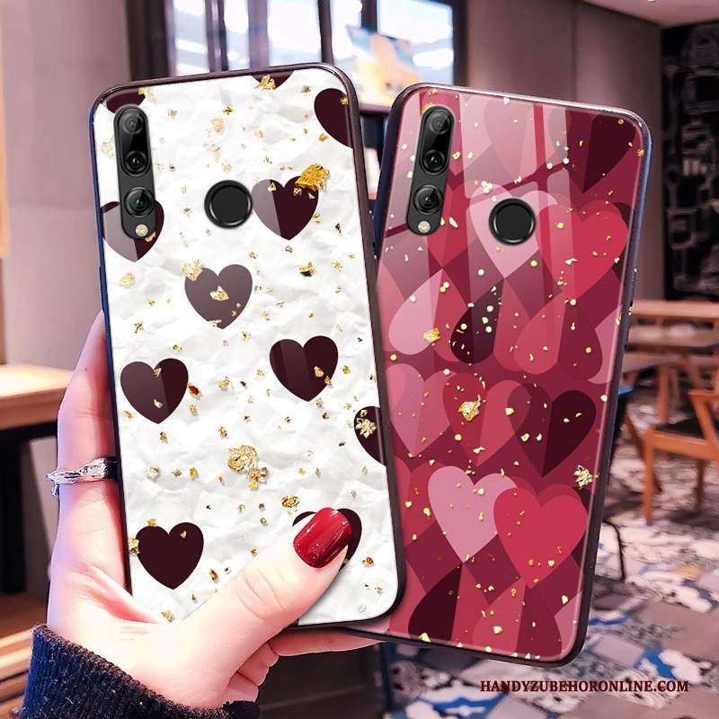 Custodia Huawei P Smart+ 2019 Silicone Morbido Argento, Cover Huawei P Smart+ 2019 Protezione Rosatelefono