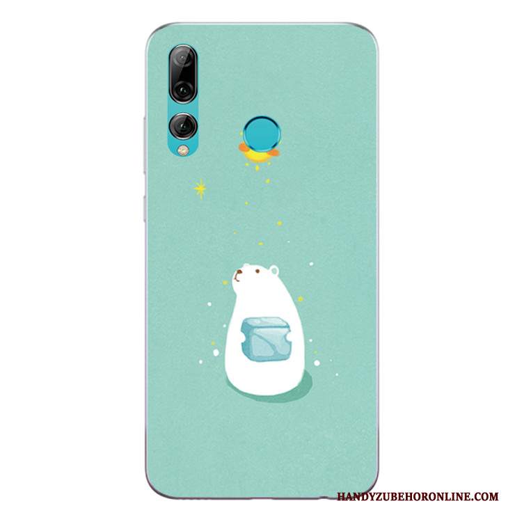 Custodia Huawei P Smart+ 2019 Silicone Verde Tutto Incluso, Cover Huawei P Smart+ 2019 Telefono Bello