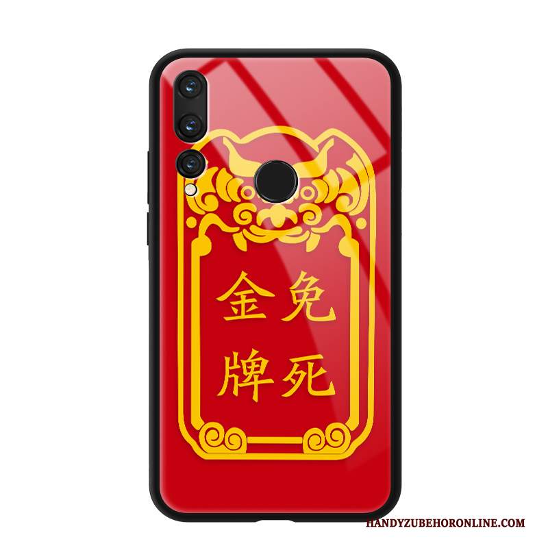 Custodia Huawei P Smart+ 2019 Silicone Vetro Specchio, Cover Huawei P Smart+ 2019 Grande Morbido