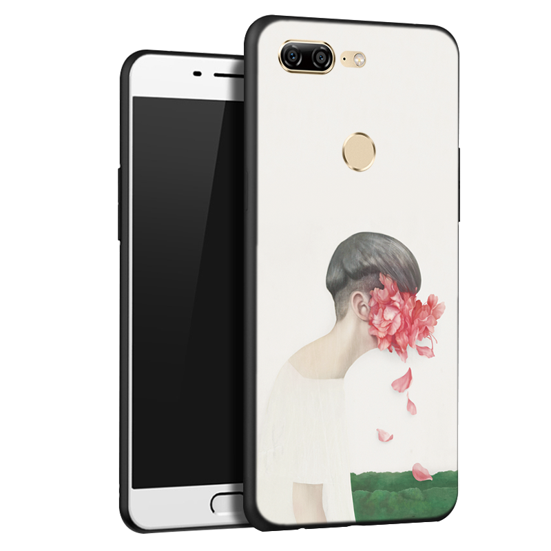 Custodia Huawei P Smart Creativo Bianco Macchiati, Cover Huawei P Smart Protezione Di Personalità Amanti