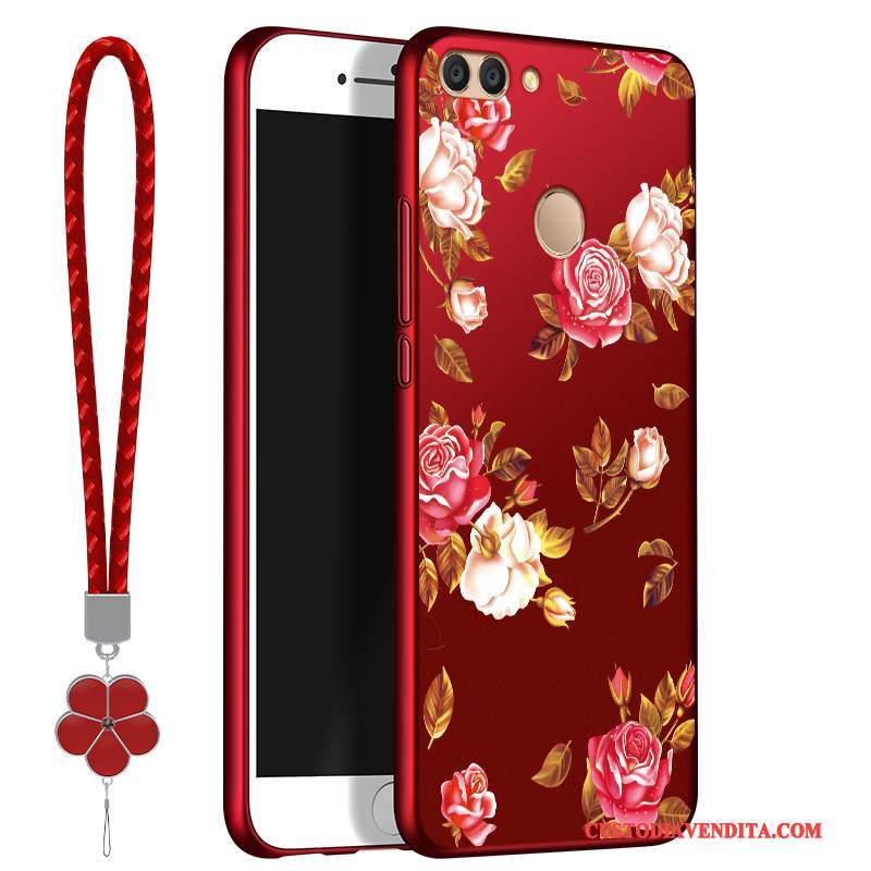 Custodia Huawei P Smart Silicone Rosso Tutto Incluso, Cover Huawei P Smart Protezione Anti-cadutatelefono