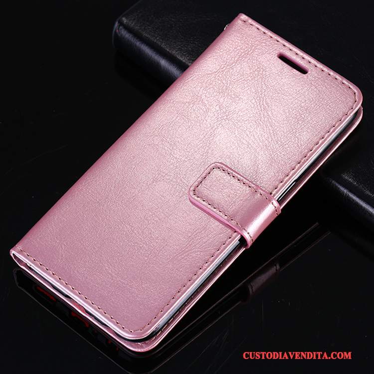 Custodia Huawei P Smart Silicone Tutto Incluso Rosa, Cover Huawei P Smart Pelle Morbido Anti-caduta