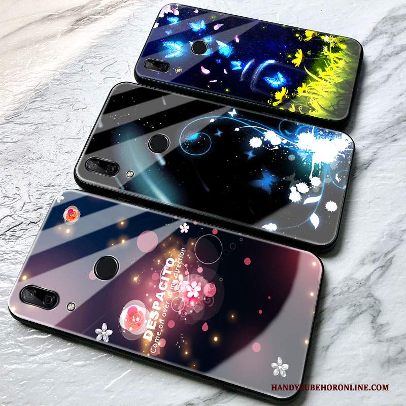 Custodia Huawei P Smart Z Protezione Telefono Tutto Incluso, Cover Huawei P Smart Z Fiori Specchio