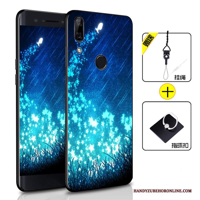 Custodia Huawei P Smart Z Silicone Nero Morbido, Cover Huawei P Smart Z Colore Tutto Inclusotelefono