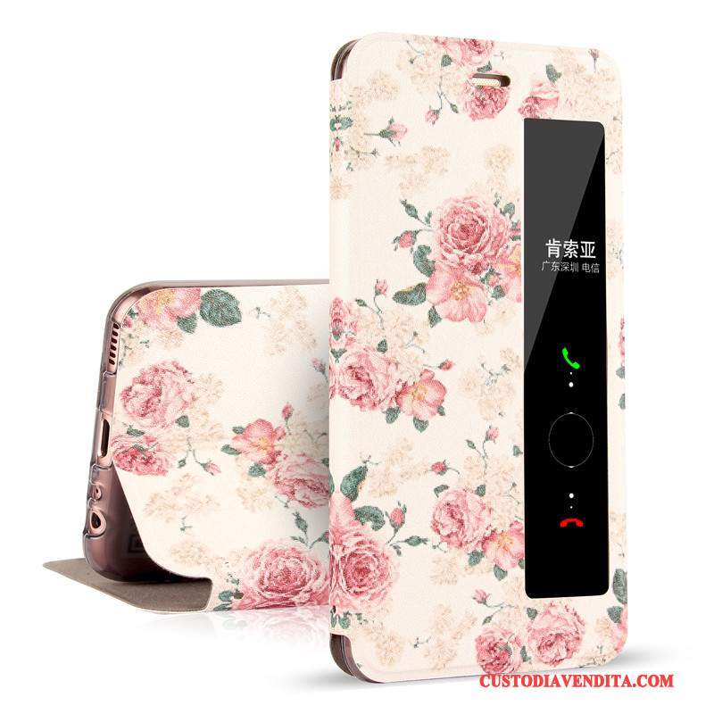 Custodia Huawei P10 Pelle Rosa Anti-caduta, Cover Huawei P10 Creativo Super Carinotelefono