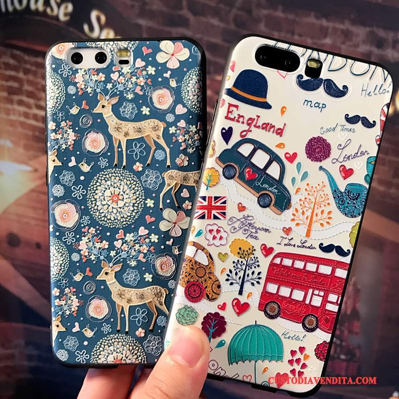 Custodia Huawei P10 Plus Cartone Animato Tutto Incluso Di Personalità, Cover Huawei P10 Plus Colore Morbidotelefono