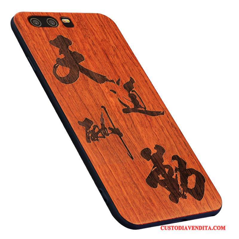 Custodia Huawei P10 Plus Creativo Telefono Di Personalità, Cover Huawei P10 Plus Legno Massello Semplici Anti-caduta