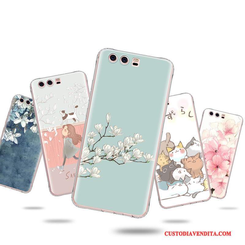 Custodia Huawei P10 Plus Goffratura Morbido Bello, Cover Huawei P10 Plus Creativo Telefono Di Personalità