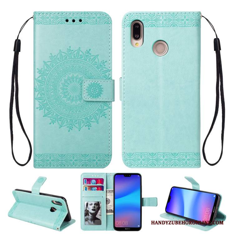 Custodia Huawei P20 Lite Protezione Sottili Tutto Incluso, Cover Huawei P20 Lite Pelle Telefono Anti-caduta