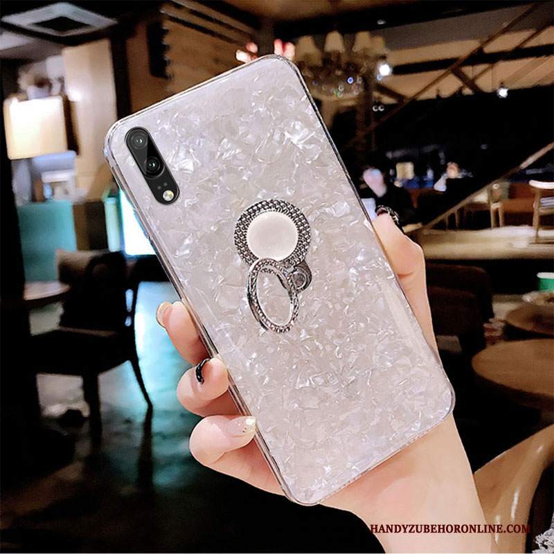 Custodia Huawei P20 Silicone Di Personalità Supporto, Cover Huawei P20 Strass Anti-caduta Ornamenti Appesi