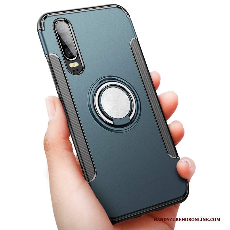 Custodia Huawei P30 Creativo Affari Tutto Incluso, Cover Huawei P30 Silicone Ring Macchiati