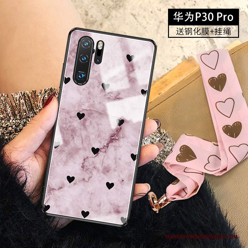 Custodia Huawei P30 Pro Moda Amaretelefono, Cover Huawei P30 Pro Silicone Tutto Incluso Marchio Di Tendenza