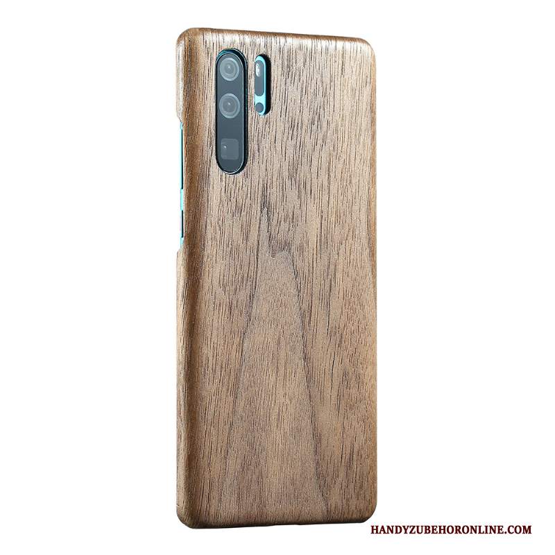 Custodia Huawei P30 Pro Protezione Telefono Legno Della Pesca, Cover Huawei P30 Pro Sentire Anti-caduta