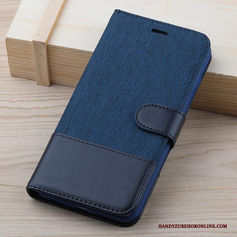 Custodia Huawei P30 Protezione Telefono Blu Scuro, Cover Huawei P30 Folio Anti-caduta Tutto Incluso