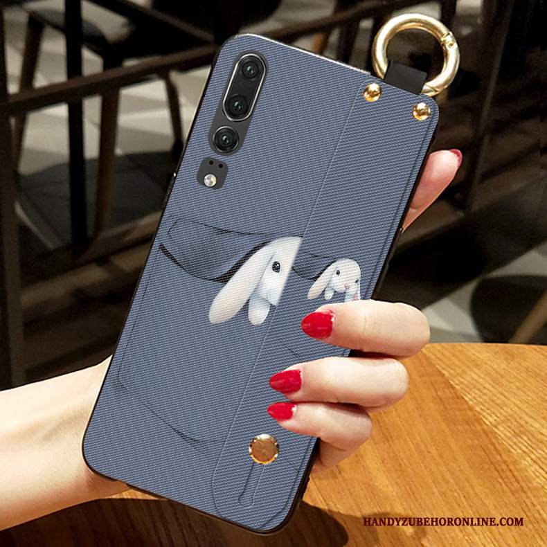 Custodia Huawei P30 Silicone Blutelefono, Cover Huawei P30 Gioventù Morbido