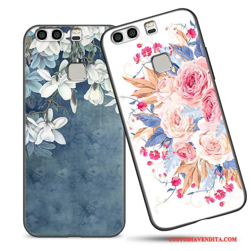 Custodia Huawei P9 Plus Creativo Blu Bello, Cover Huawei P9 Plus Silicone Tutto Incluso Tendenza