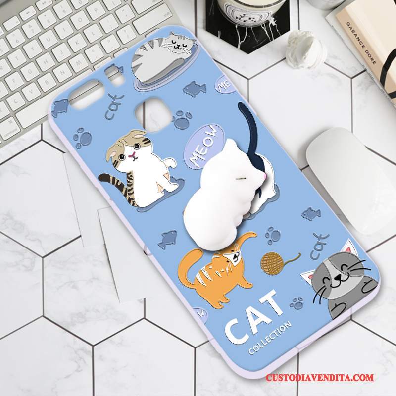 Custodia Huawei P9 Plus Creativo Telefono Morbido, Cover Huawei P9 Plus Silicone Tridimensionale Anti-caduta