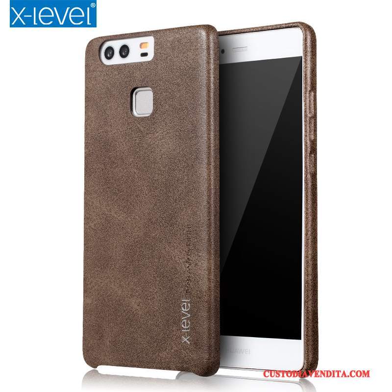 Custodia Huawei P9 Plus Pelle Nuovo Morbido, Cover Huawei P9 Plus Protezione Sottiletelefono