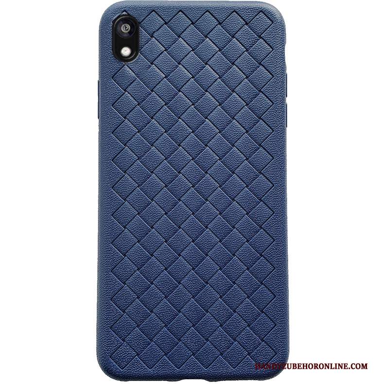 Custodia Huawei Y5 2019 Protezione Morbido Affari, Cover Huawei Y5 2019 Intrecciate Tutto Incluso