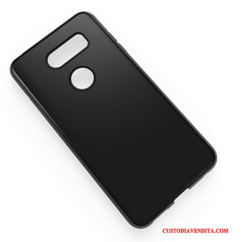 Custodia Lg V30 Morbido Macchiati, Cover Lg V30 Borse Nero