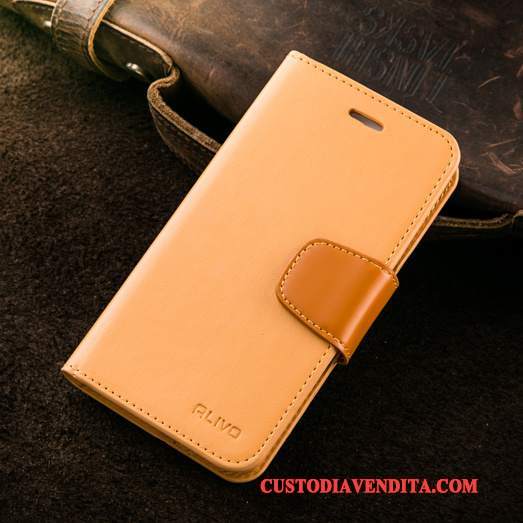 Custodia Mi 4 Pelle Morbido Piccola, Cover Mi 4 Silicone Giallotelefono