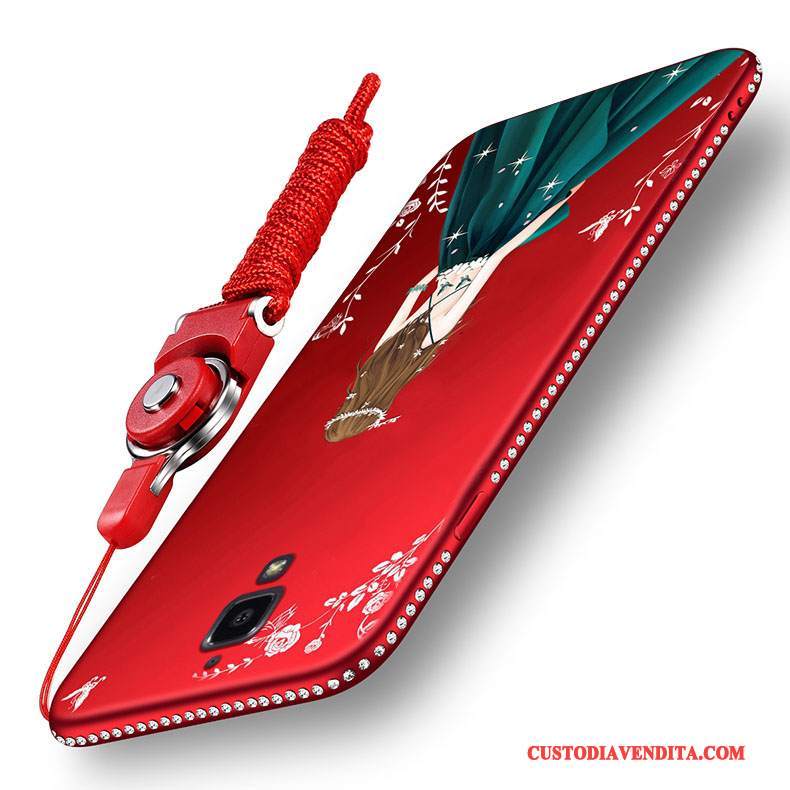 Custodia Mi 4 Silicone Telefono Rosso, Cover Mi 4 Protezione Anti-caduta Tutto Incluso