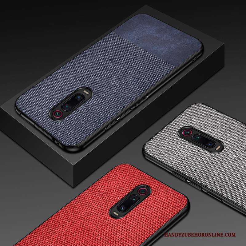 Custodia Mi 9t Protezione Piccola Rosso, Cover Mi 9t Telefono Morbido