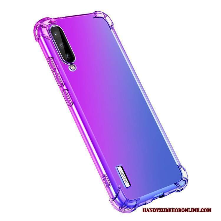 Custodia Mi A3 Tutto Incluso Personalizza, Cover Mi A3 Arcobaleno Porpora