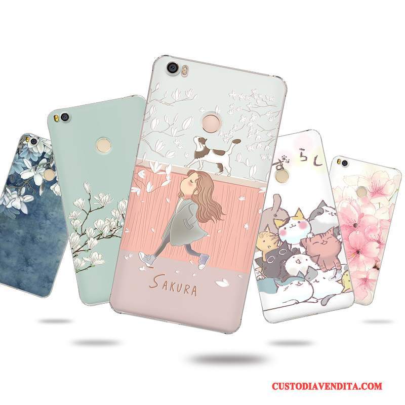 Custodia Mi Max 2 Colore Anti-caduta Di Personalità, Cover Mi Max 2 Cartone Animato Piccola Morbido