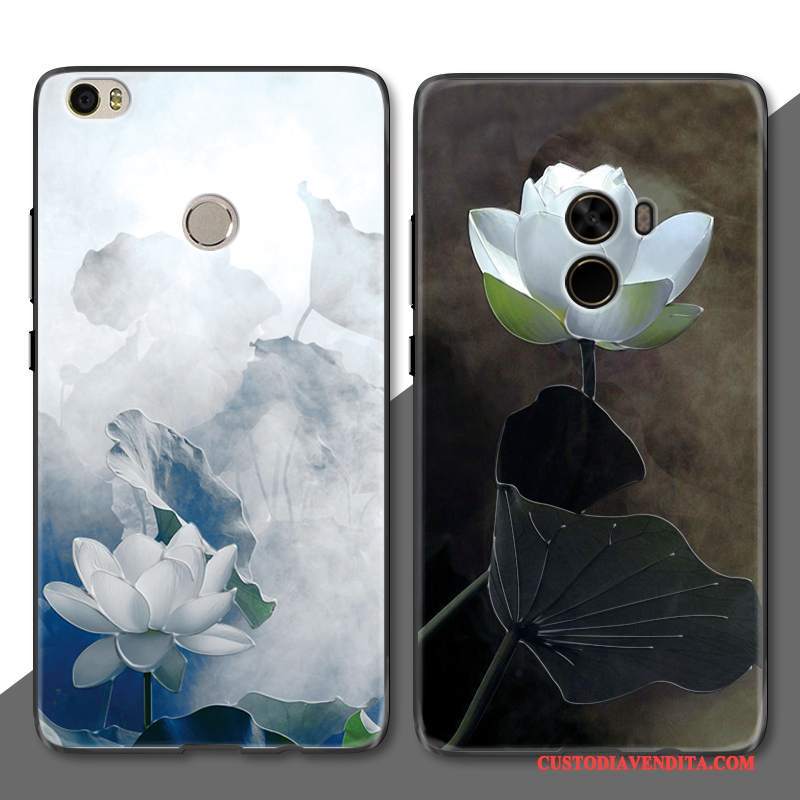 Custodia Mi Mix 2 Goffratura Fiori Ornamenti Appesi, Cover Mi Mix 2 Moda Stile Cinesetelefono