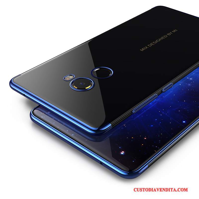 Custodia Mi Mix 2 Silicone Tutto Inclusotelefono, Cover Mi Mix 2 Protezione Piccola Blu