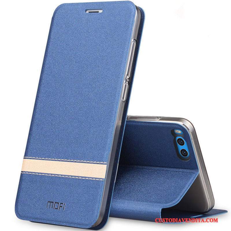 Custodia Mi Note 2 Protezione Tutto Incluso Blu Scuro, Cover Mi Note 2 Pelle Telefono Piccola