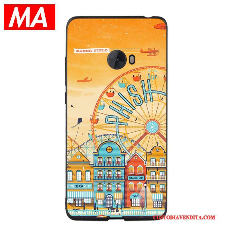 Custodia Mi Note 2 Silicone Piccola Europa, Cover Mi Note 2 Protezione Vento Giallo