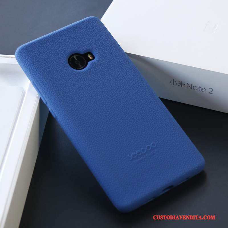 Custodia Mi Note 2 Silicone Telefono Blu, Cover Mi Note 2 Protezione Piccola Anti-caduta