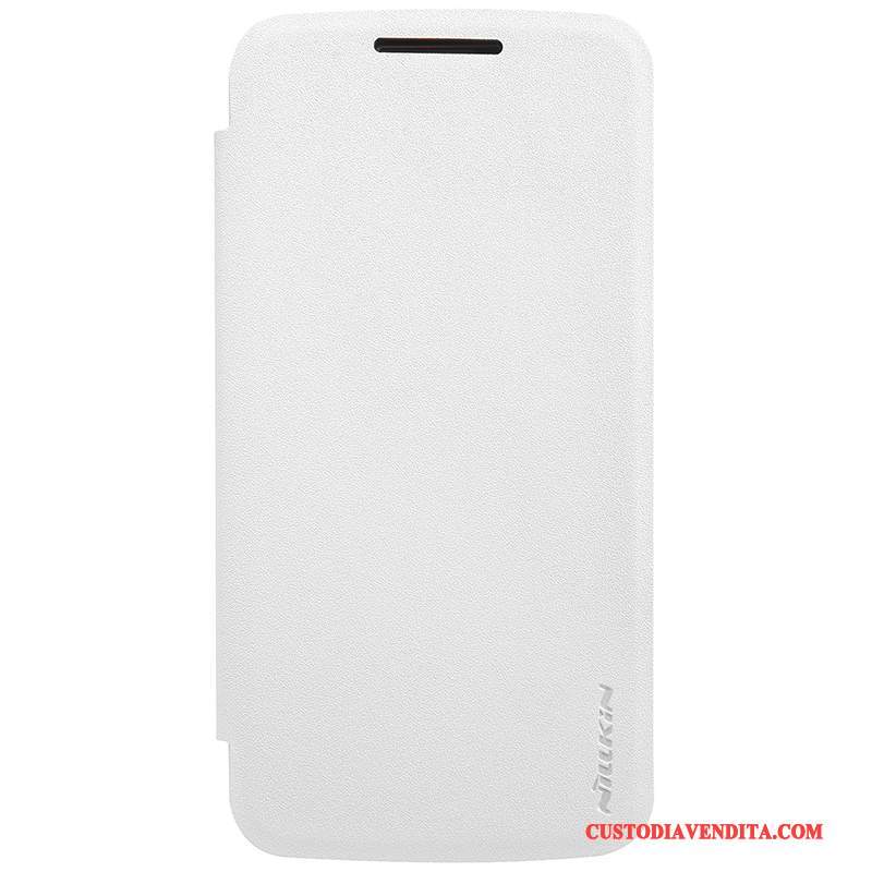 Custodia Moto G4 Play Pelle Orotelefono, Cover Moto G4 Play Protezione Bianco