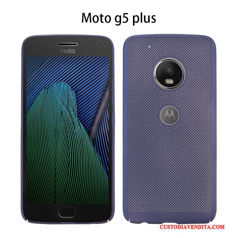 Custodia Moto G5 Plus Telefono Sottile, Cover Moto G5 Plus Blu Vendita Calda