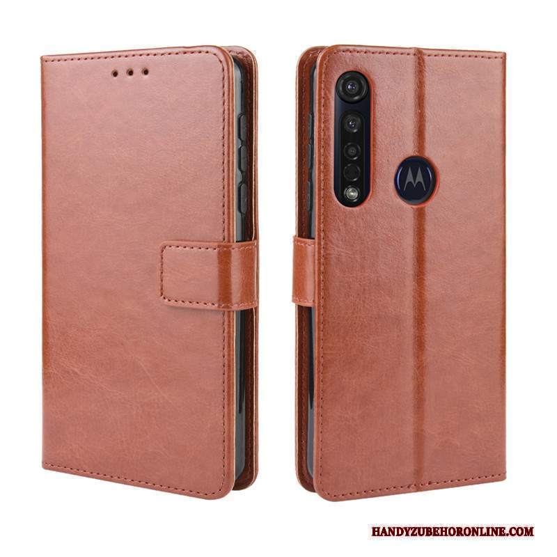 Custodia Motorola One Macro Pelle Modellotelefono, Cover Motorola One Macro Folio