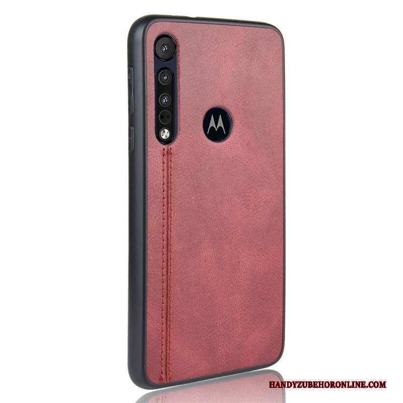 Custodia Motorola One Macro Protezione Rosso Modello, Cover Motorola One Macro Difficiletelefono