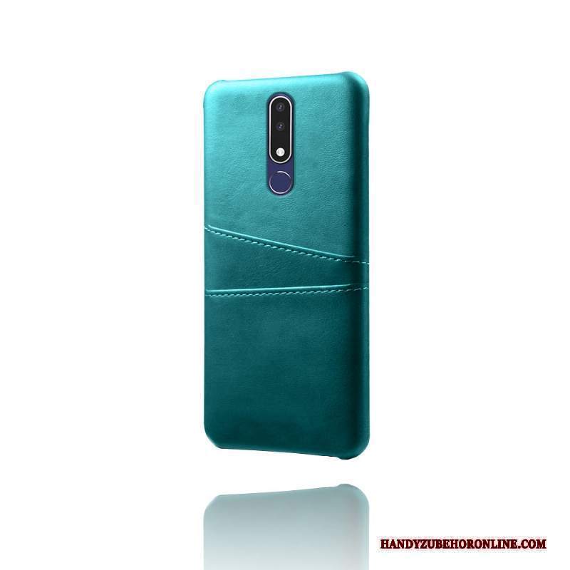 Custodia Nokia 3.1 Plus Protezione Telefono Verde, Cover Nokia 3.1 Plus Carta