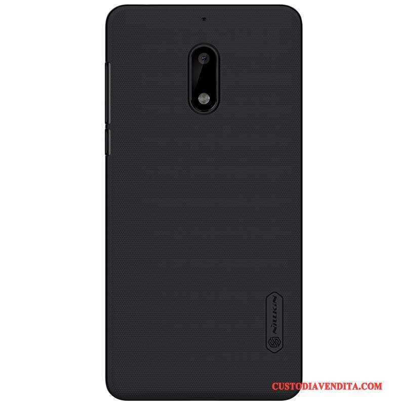 Custodia Nokia 6 Protezione Difficiletelefono, Cover Nokia 6 Nero Oro