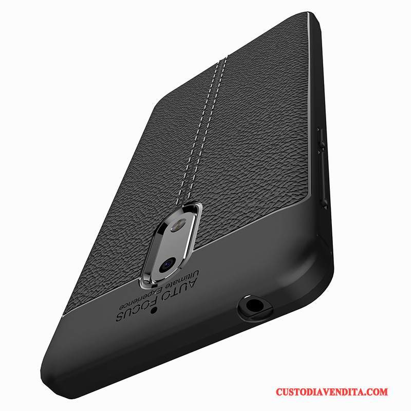 Custodia Nokia 6 Silicone Di Personalitàtelefono, Cover Nokia 6 Pelle Nero Anti-caduta