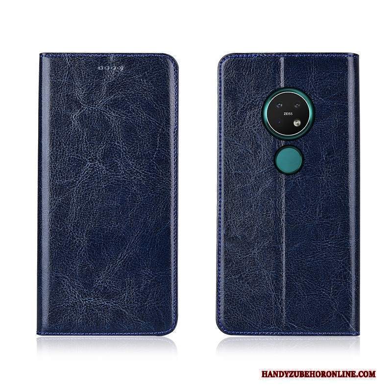 Custodia Nokia 7.2 Folio Morbido Modello, Cover Nokia 7.2 Pelle Tutto Incluso Alto