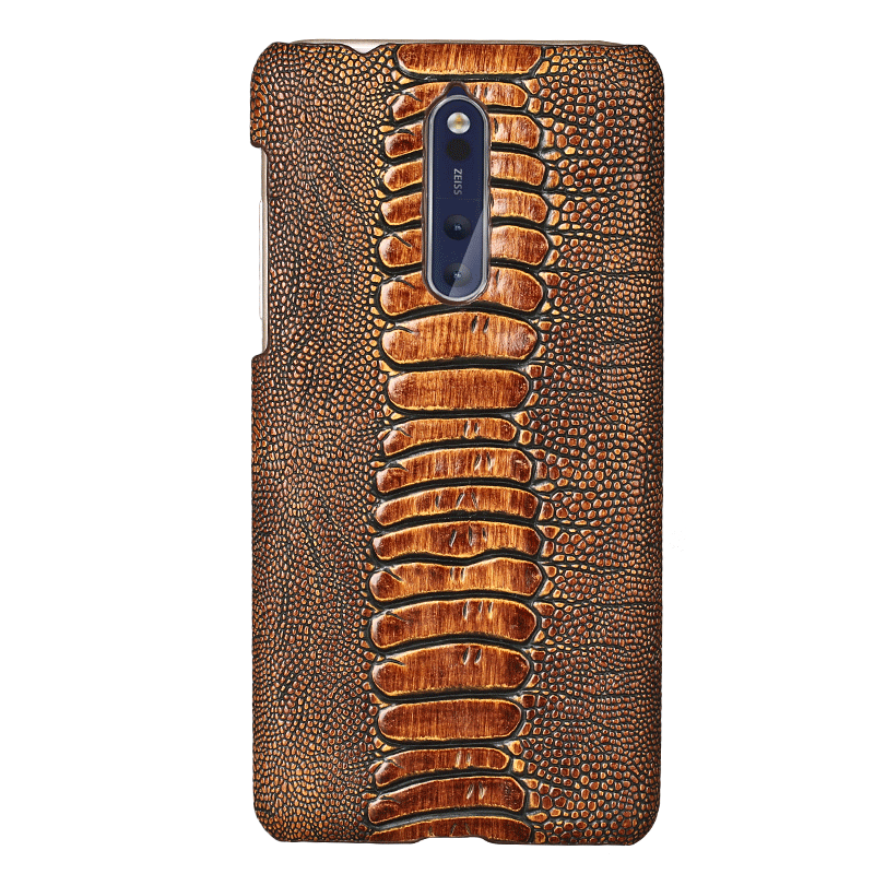 Custodia Nokia 8 Pelle Tridimensionale Tendenza, Cover Nokia 8 Goffratura Telefono Bello