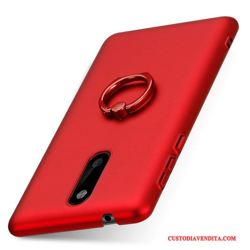 Custodia Nokia 8 Protezione Rossotelefono, Cover Nokia 8 Ring Modello