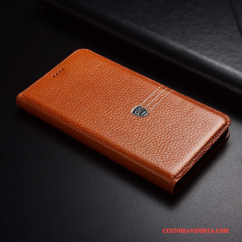 Custodia Redmi 5a Folio Giallotelefono, Cover Redmi 5a Pelle Piccola Rosso