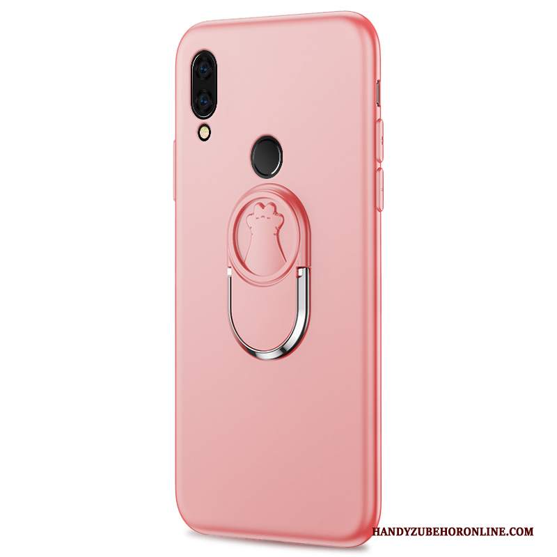 Custodia Redmi 7 Silicone Morbidotelefono, Cover Redmi 7 Protezione Rosa Rosso