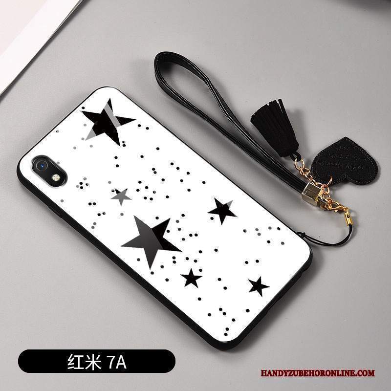 Custodia Redmi 7a Creativo Stella Nuovo, Cover Redmi 7a Silicone Coperchio Posteriore Specchio