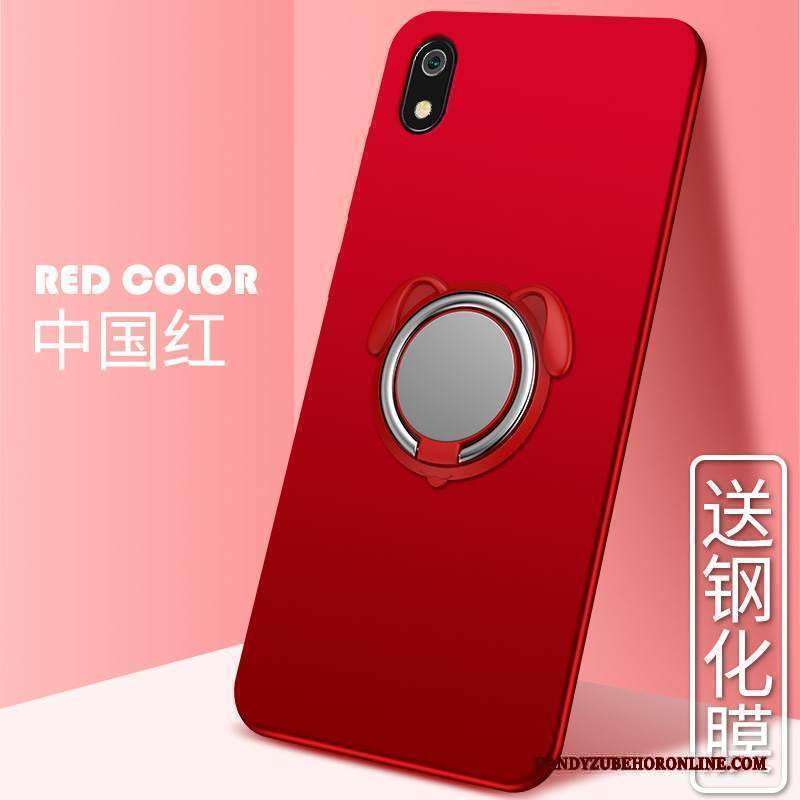 Custodia Redmi 7a Silicone Auto Piccola, Cover Redmi 7a Protezione Rosso Tutto Incluso