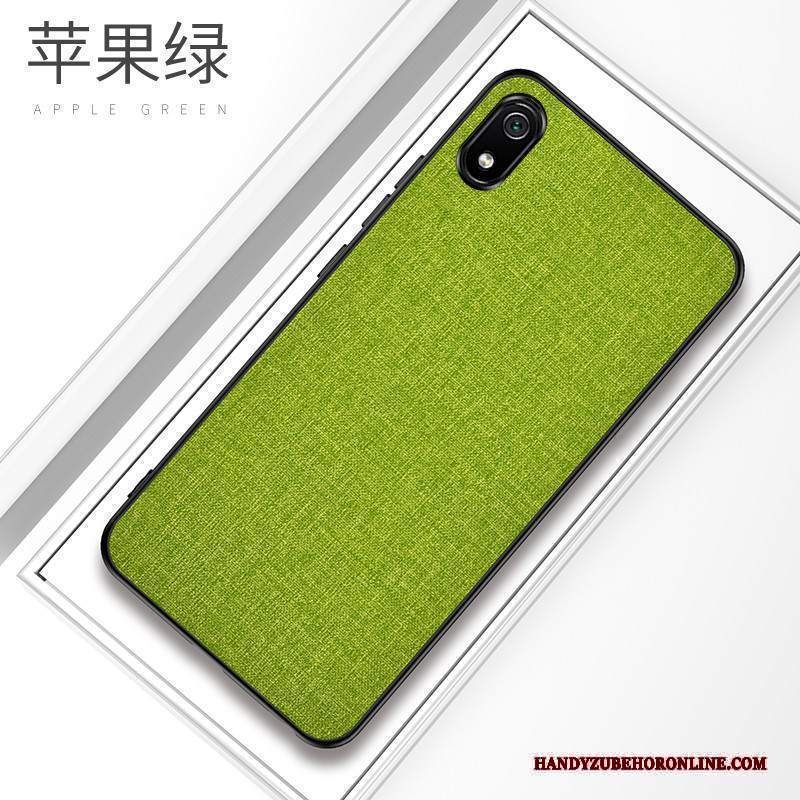 Custodia Redmi 7a Silicone Verde Tutto Incluso, Cover Redmi 7a Creativo Modello Piccola