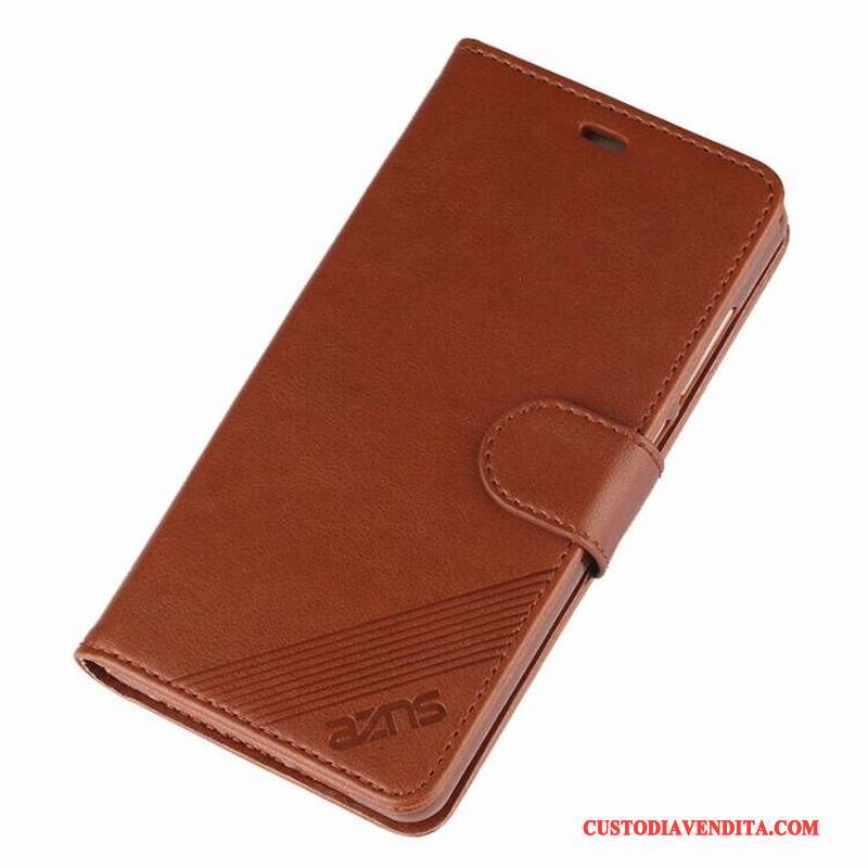 Custodia Redmi Note 4x Pelle Rosso Anti-caduta, Cover Redmi Note 4x Protezione Morbidotelefono